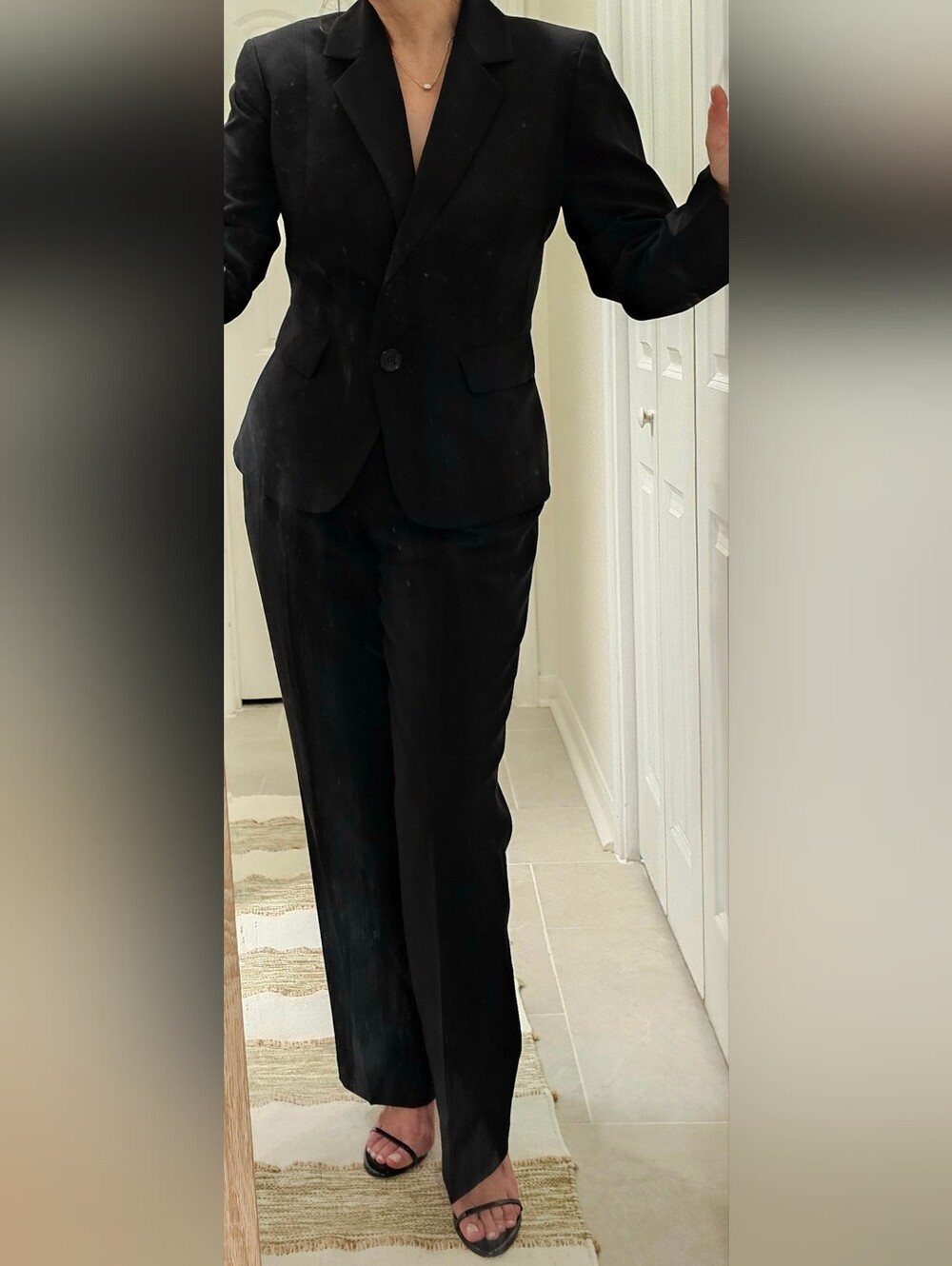 Le Suit Black Women's Blazer and Trousers 10